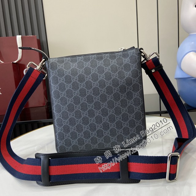 Gucci專櫃古馳最新款單肩斜挎男包 jh2719型號:  523599